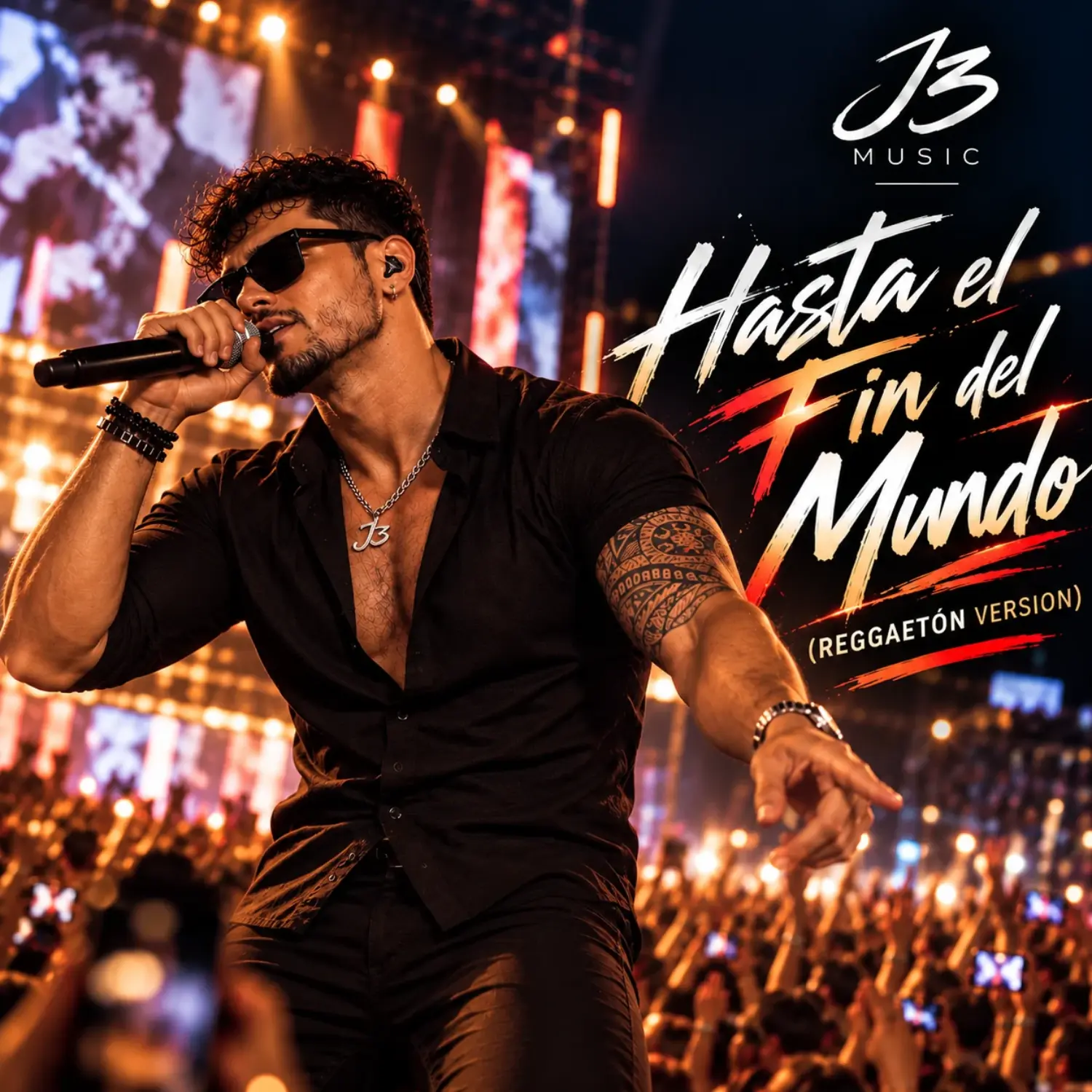 Portada de Hasta el Fin del Mundo (Reggaetón Version) — J3 Music